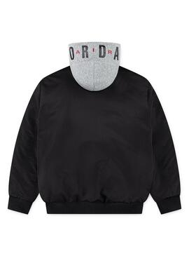 Cazadora Niño/a Jordan Big Logo Negra