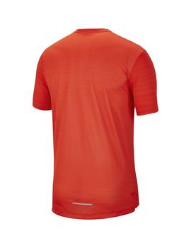 Camiseta Hombre Nike Dry-FIT  Miler Naranja