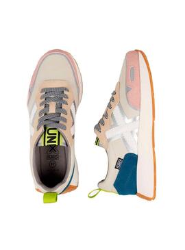 Zapatilla Mujer Munich Xemine WMN 92 Beige Rosa