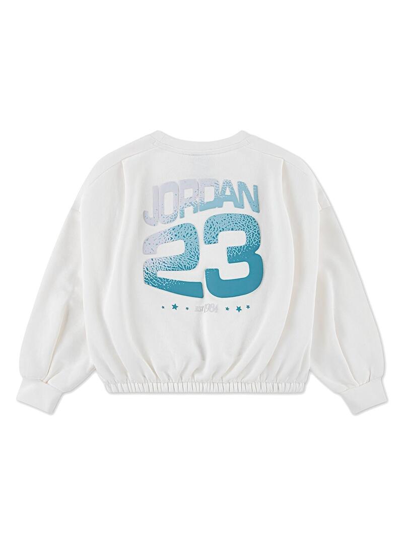 Sudadera Niña Jordan Club Blanca