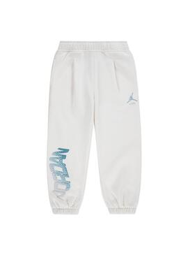 Pantalon Niña Jordan Jumpman Club Blanco
