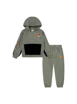 Chandal Niño Nike Po Jogger Fleece Verde