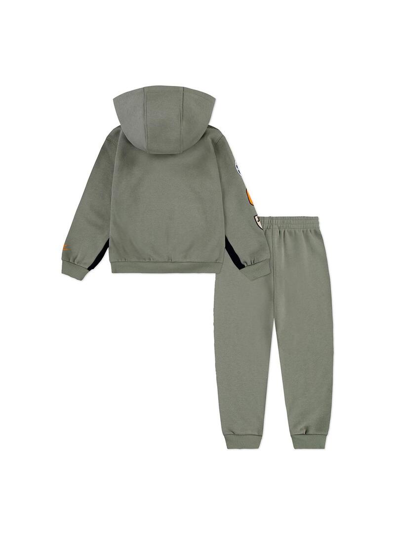 Chandal Niño Nike Po Jogger Fleece Verde