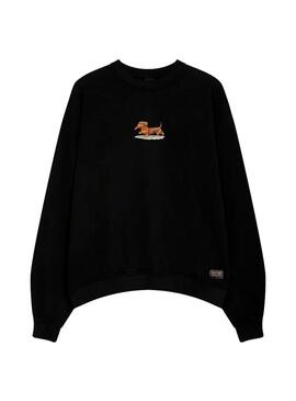 Sudadera Hombre Kaotiko Washed Negro