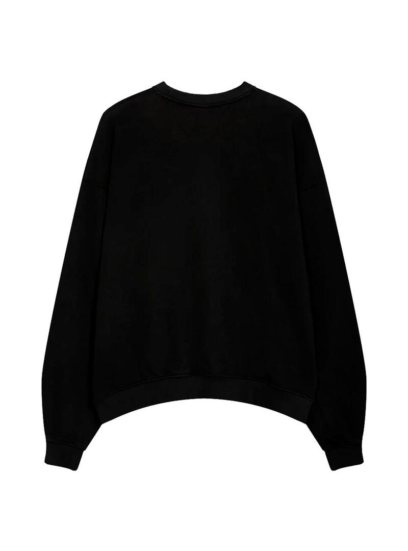 Sudadera Hombre Kaotiko Washed Negro