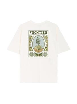 Camiseta Hombre Kaotiko Frontier Crema