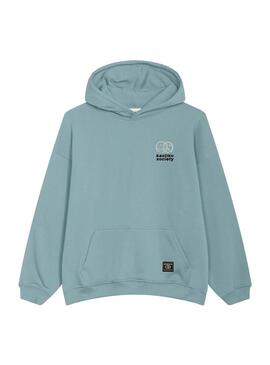 Sudadera Hombre Kaotiko Disconected Azul