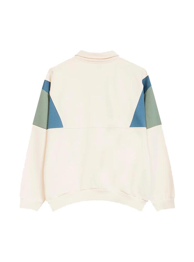 Sudadera Polo Hombre Kaotiko Harry Blanco