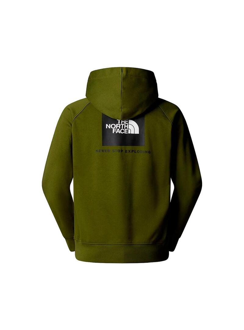 Sudadera Hombre The North Face Raglan Box Verde