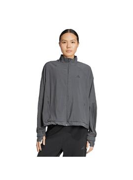 Cortavientos Mujer adidas Hyglm Gris