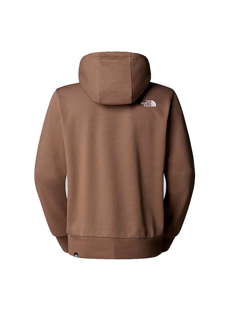 Sudadera Hombre The North Face Simple Done Marron