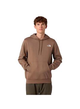 Sudadera Hombre The North Face Simple Done Marron
