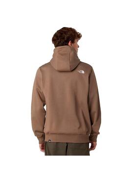 Sudadera Hombre The North Face Simple Done Marron