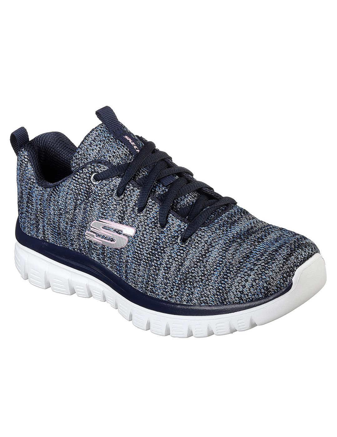 Zapatilla Mujer Skechers Graceful Marino