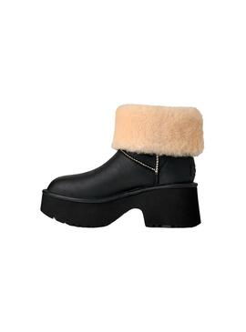 Bota alta Mujer UGG Classic Esmee Leather Boot Negra