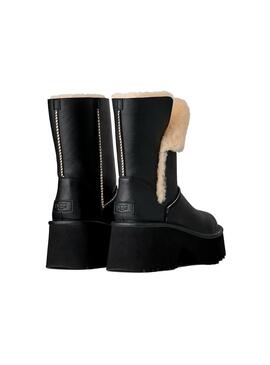 Bota alta Mujer UGG Classic Esmee Leather Boot Negra