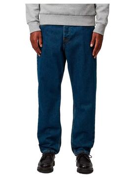 Pantalon Hombre Carhartt WIP Newel Vaquero Oscuro