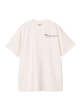 Camiseta Hombre Carhartt WIP Punched Crudo