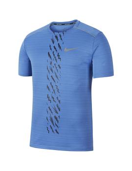 Camiseta Chico Nike Miler  Azul