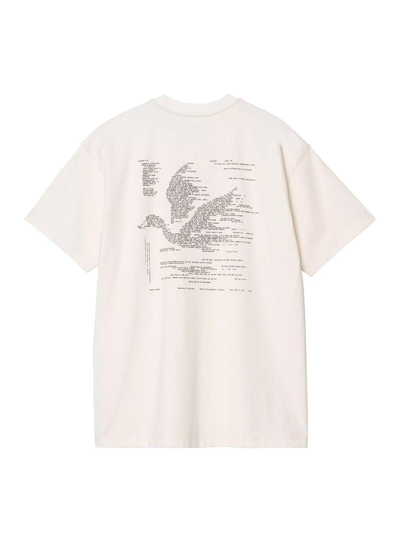Camiseta Hombre Carhartt WIP Punched Crudo
