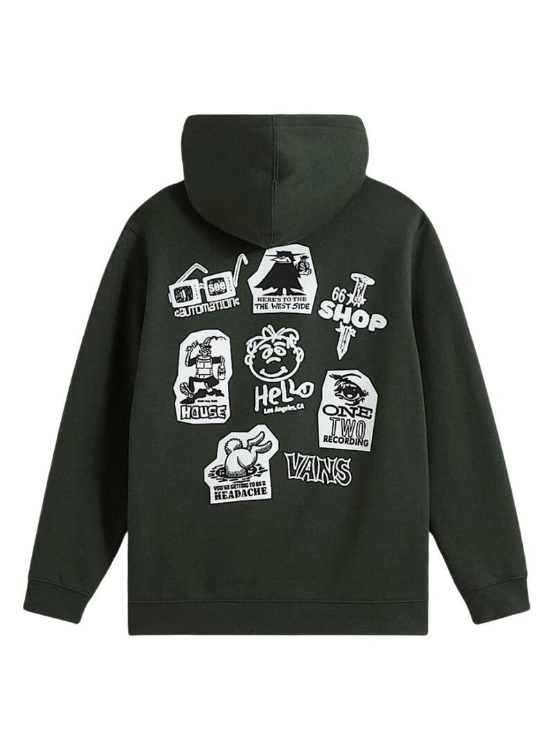 Sudadera Niño/a Vans Classified Verde