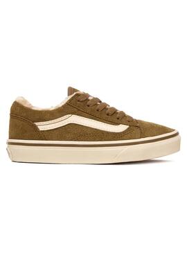 Zapatila Niño/a Old Skool Cozy Marrón Beige