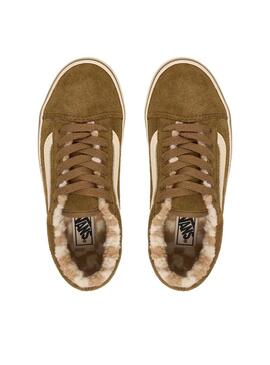 Zapatila Niño/a Old Skool Cozy Marrón Beige