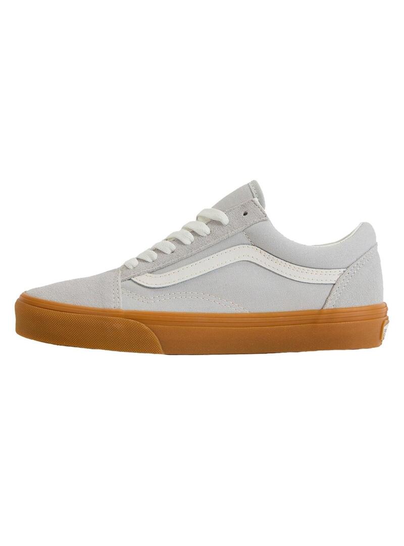Zapatilla Unisex Vans Old Skool Gris Caramelo