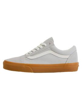 Zapatilla Unisex Vans Old Skool Gris Caramelo