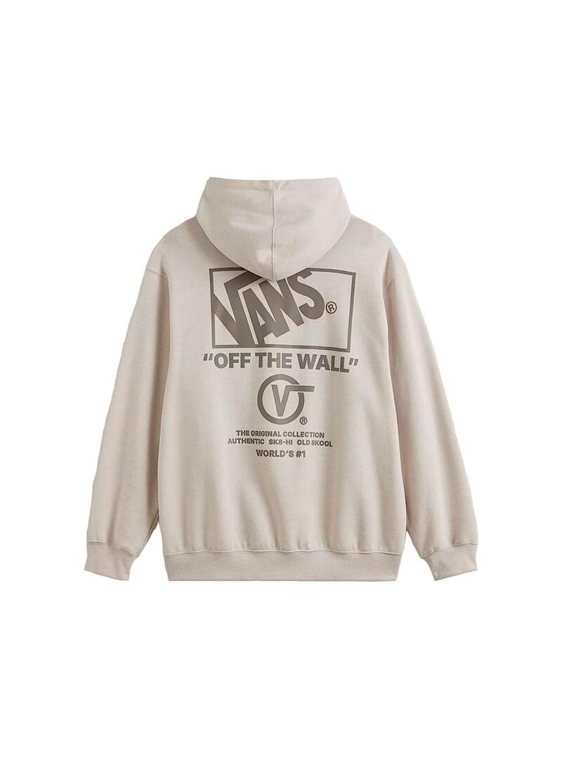 Sudadera Hombre Vans Stockpille Pullover Beige