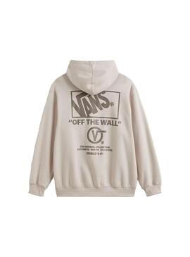 Sudadera Hombre Vans Stockpille Pullover Beige