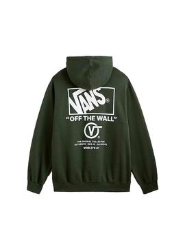 Sudadera Hombre Vans Stockpille Pullover Verde