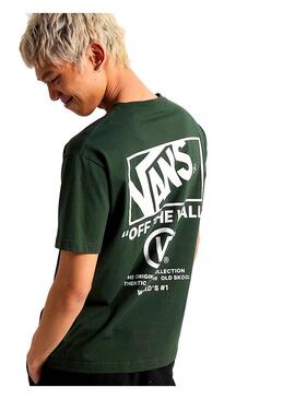 Camiseta Hombre Vans Stockpille SS Dried Verde