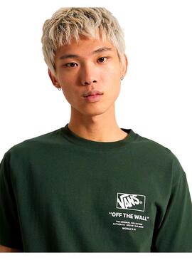 Camiseta Hombre Vans Stockpille SS Dried Verde