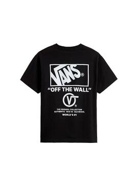 Camiseta Hombre Vans Stockpille SS negra