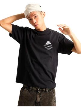 Camiseta Hombre Vans Stockpille SS negra