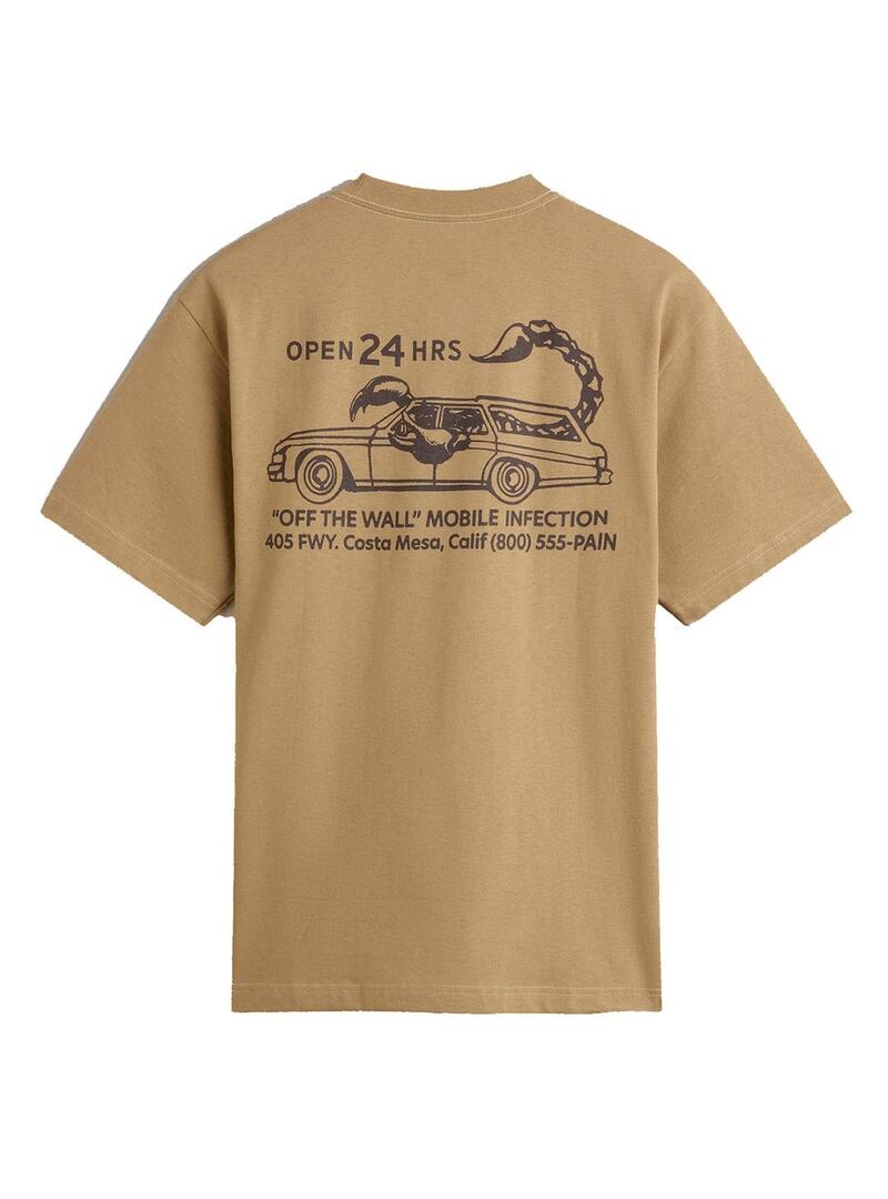 Camiseta Hombre Vans Sting Wagon SS verde