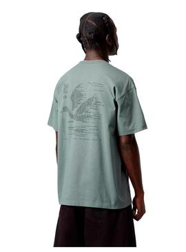 Camiseta Hombre Carhartt WIP Punched Verde