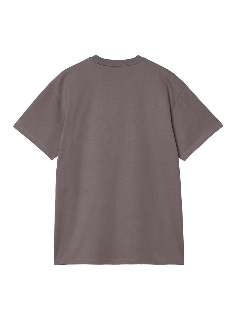 Camiseta Hombre Carhartt WIP Chase Gris
