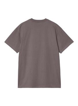 Camiseta Hombre Carhartt WIP Chase Gris