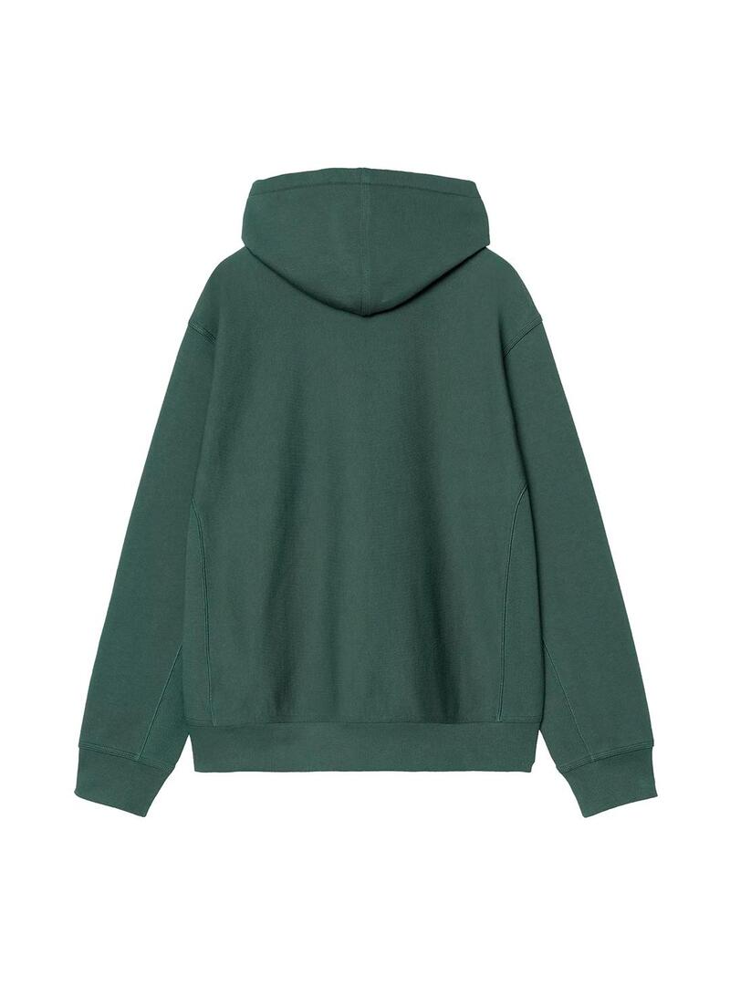 Sudadera Hombre Carhartt WIP American Script Verd