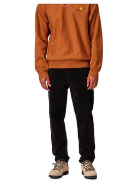 Pantalon Hombre Carhartt WIP Newel Pana Negro