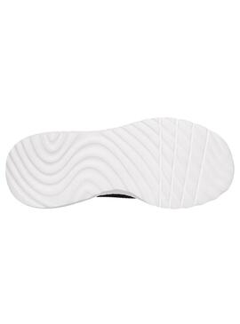 Zapatilla Mujer Skechers Bobs Squad Slip Negro/Dor