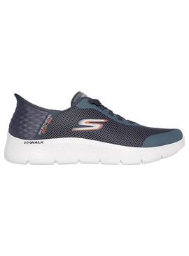 Zapatilla Hombre Skechers Go Walk Flex Gris Oscuro