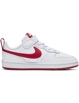 Zapatilla Unisex Nike Court Borough Blanco/Rojo