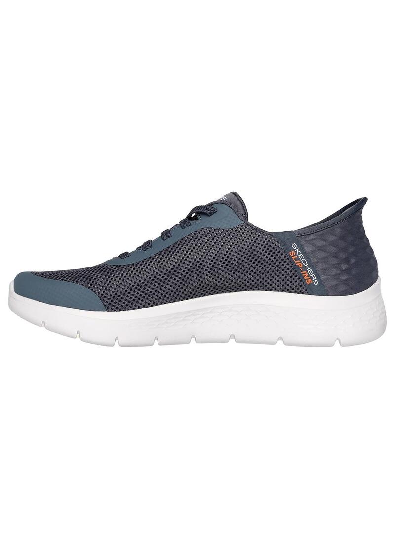 Zapatilla Hombre Skechers Go Walk Flex Gris Oscuro