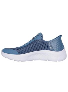 Zapatilla Mujer Skechers Go Walk Slip-In Azul