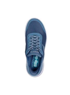 Zapatilla Mujer Skechers Go Walk Slip-In Azul