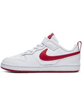 Zapatilla Unisex Nike Court Borough Blanco/Rojo