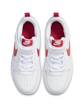 Zapatilla Unisex Nike Court Borough Blanco/Rojo
